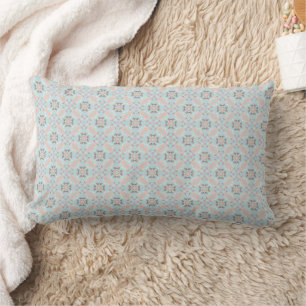 Seamless Sea Themed Pattern Lumbar Cushion