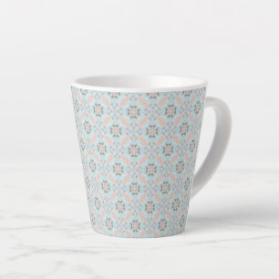 Seamless Seashell Pattern Latte Mug