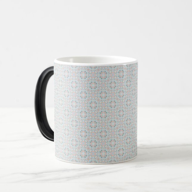 Seamless Seashell Pattern Magic Mug (Front Left)