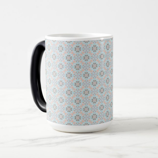 Seamless Seashell Pattern Magic Mug (Front Left)