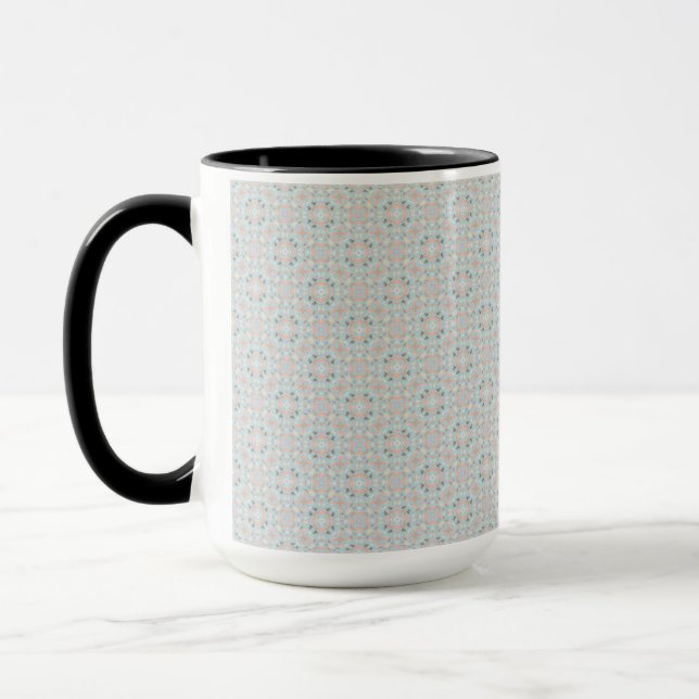 Seamless Seashell Pattern Mug (Left)