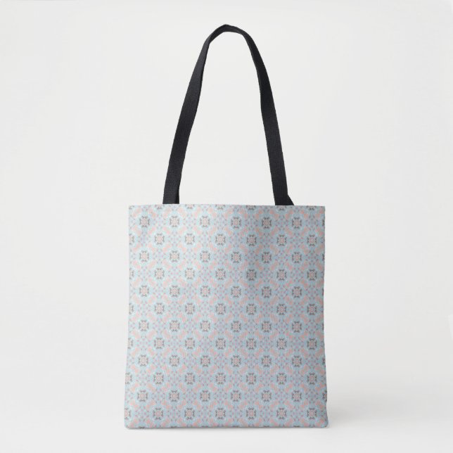 Seamless Seashell Pattern Tote Bag (Front)