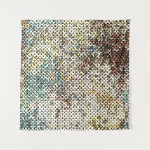 Seamless sequins texture: sparkling background. tapestry