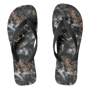 Seamless snake reptile lizard python skin leather jandals