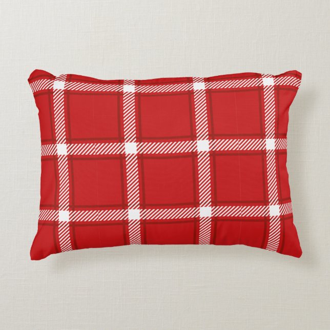 Seamless square abstract pattern design decorative cushion (Front)