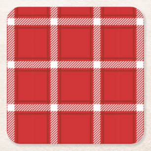 Seamless square abstract pattern design paper coaster