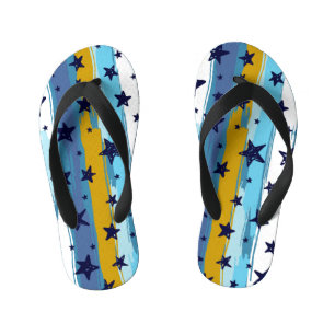 Seamless Star Pattern: Versatile Background Kid's Jandals