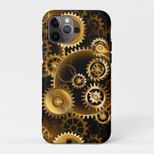 Seamless Steampunk Brass Gears Case-Mate iPhone Case