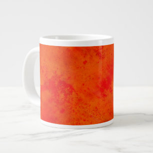 Seamless Texture Background Abstract Orange And Large Coffee Mug