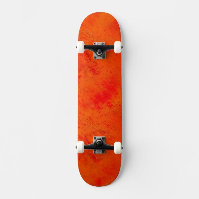 Seamless Texture Background Abstract Orange And Skateboard (Front)