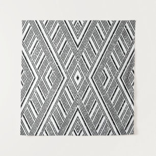 Seamless texture with oblique white streaks. Seaml Tapestry