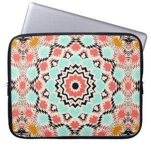 Seamless tile ornamental abstract pattern tile mos laptop sleeve