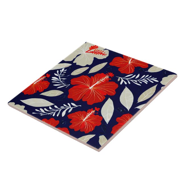 Seamless tile - tropical print (Side)