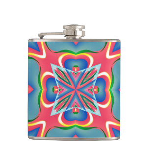 Seamless Tiles Hip Flask