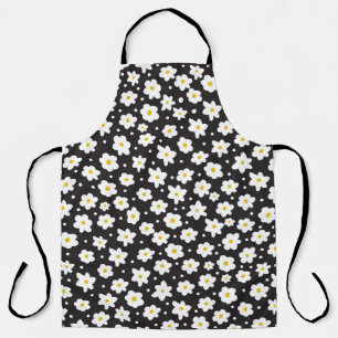 Seamless tiny daisy vintage pattern background apron