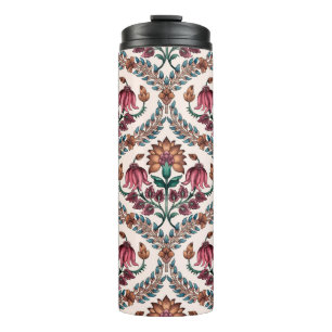 Seamless Traditional Mughalart,pattern,floral,flow Thermal Tumbler