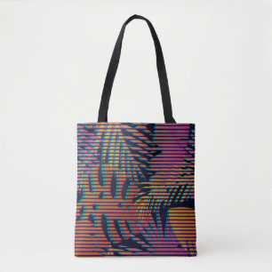 Seamless tropical pattern with tropical plants. Ha Tote Bag