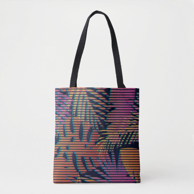Seamless tropical pattern with tropical plants. Ha Tote Bag (Front)
