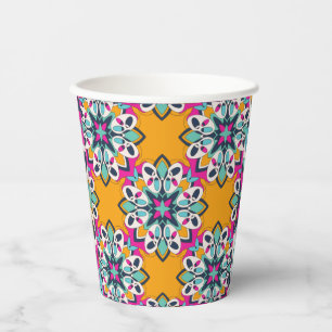 Seamless Turkish Colorful Cute   Paper Cups