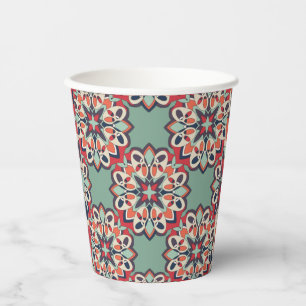 Seamless Turkish Colorful   Paper Cups