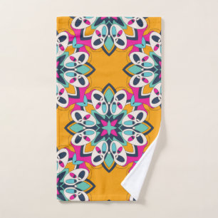 Seamless Turkish Colourful Cute    Hand Towel