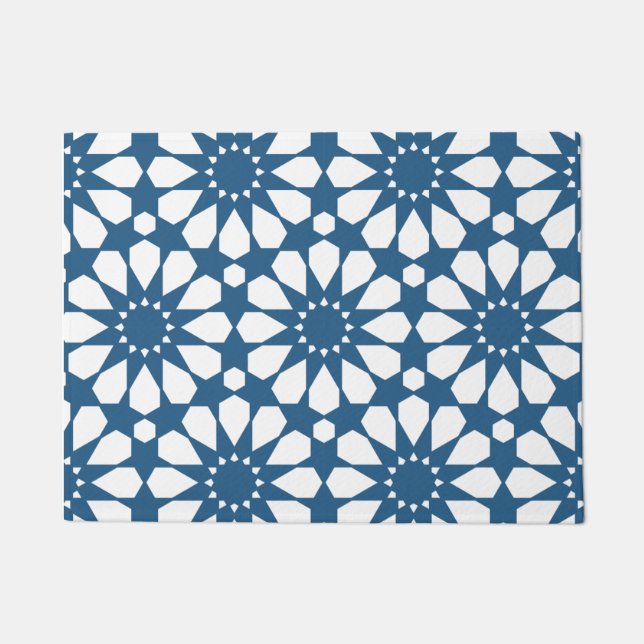 Seamless Turkish Colourful Design Cute  Doormat (Front)