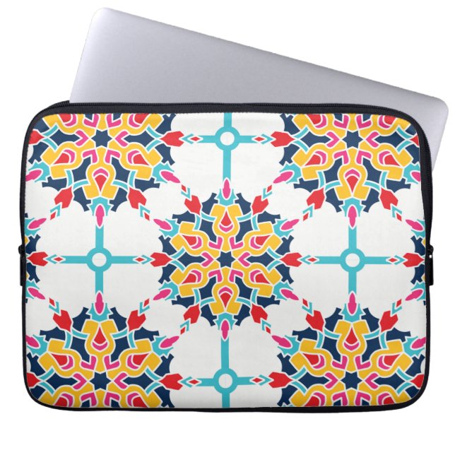 Seamless Turkish Colourful Design   Laptop Sleeve (Front)