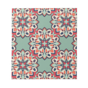 Seamless Turkish Colourful Notepad