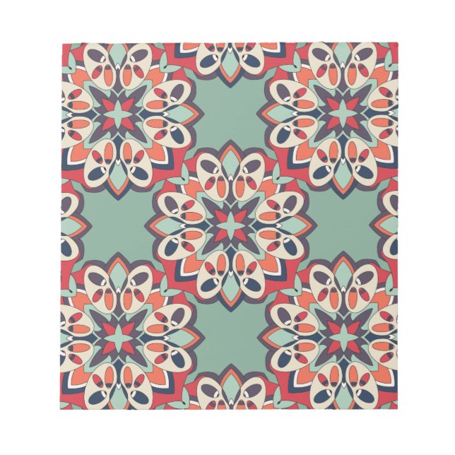 Seamless Turkish Colourful   Notepad (Front)