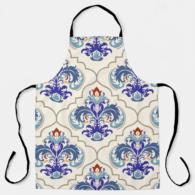 Seamless turkish colourful pattern. apron (Front)