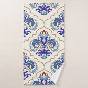 Seamless turkish colourful pattern. bath towel