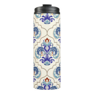 Seamless turkish colourful pattern. thermal tumbler
