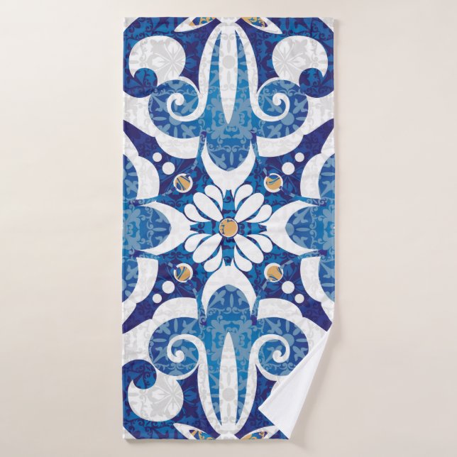 Seamless turkish colourful pattern. Vintage multic Bath Towel (Bath Towel)