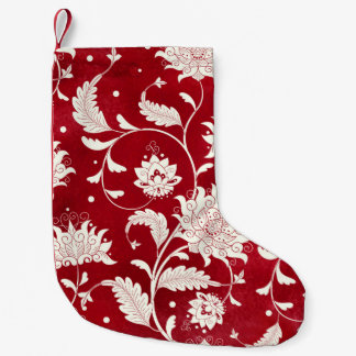 Seamless vintage background. Imitation of chinese Small Christmas Stocking