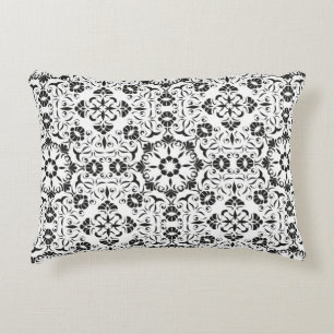 Seamless vintage background with stylized elements decorative cushion