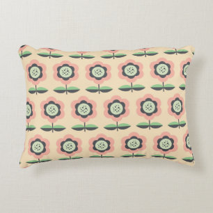 seamless vintage floral pattern decorative cushion
