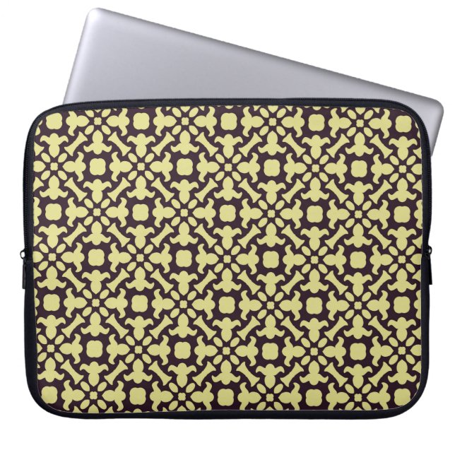 Seamless vintage pattern. Background with beautifu Laptop Sleeve (Front)