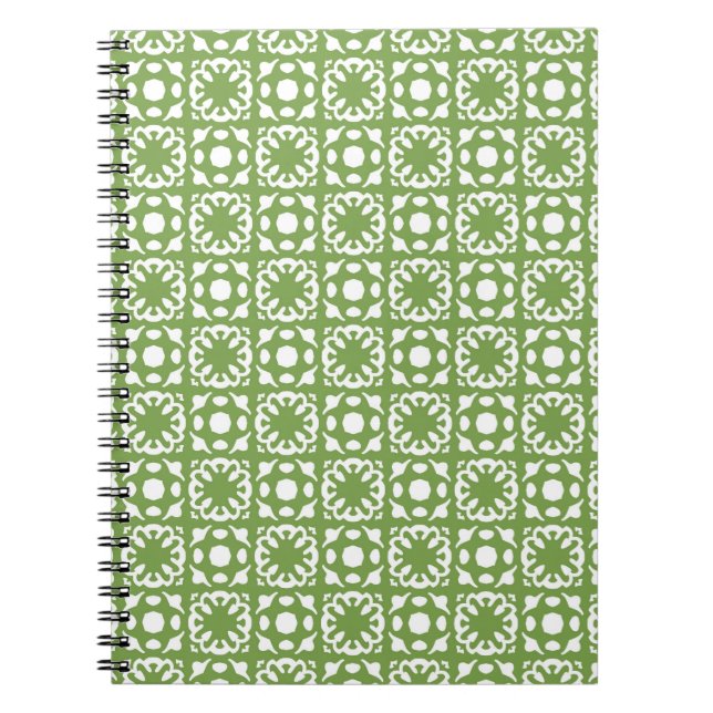 Seamless vintage pattern. Background with beautifu Notebook (Front)