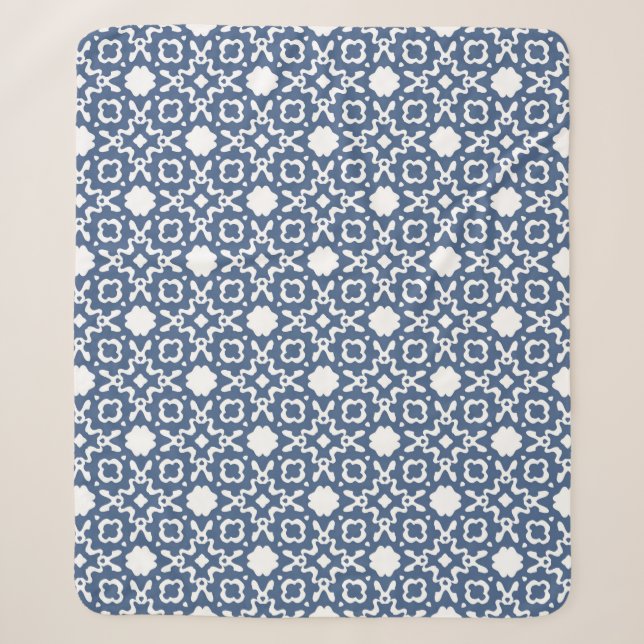 Seamless vintage pattern. Background with beautifu Sherpa Blanket (Front)