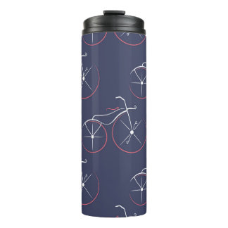 Seamless vintage pattern from the repeating ancien thermal tumbler