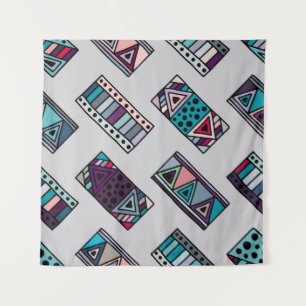 Seamless vintage pattern. geometrical background w tapestry