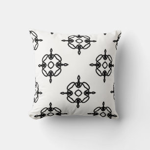 Seamless vintage pattern in geometric ornamental s cushion