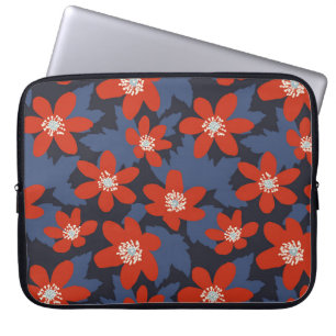 Seamless vintage pattern in Scandinavian style wit Laptop Sleeve