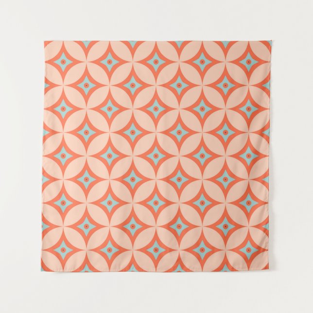 Seamless vintage pattern tapestry (Front)