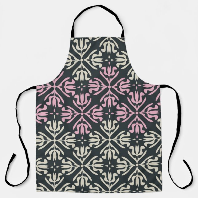 seamless vintage pattern with ornaments apron (Front)