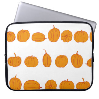 Seamless vintage pattern with pumpkinsvintage, agr laptop sleeve