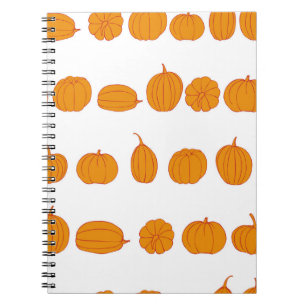 Seamless vintage pattern with pumpkinsvintage, agr notebook