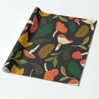 seamless vintage repeat pattern with various illus wrapping paper