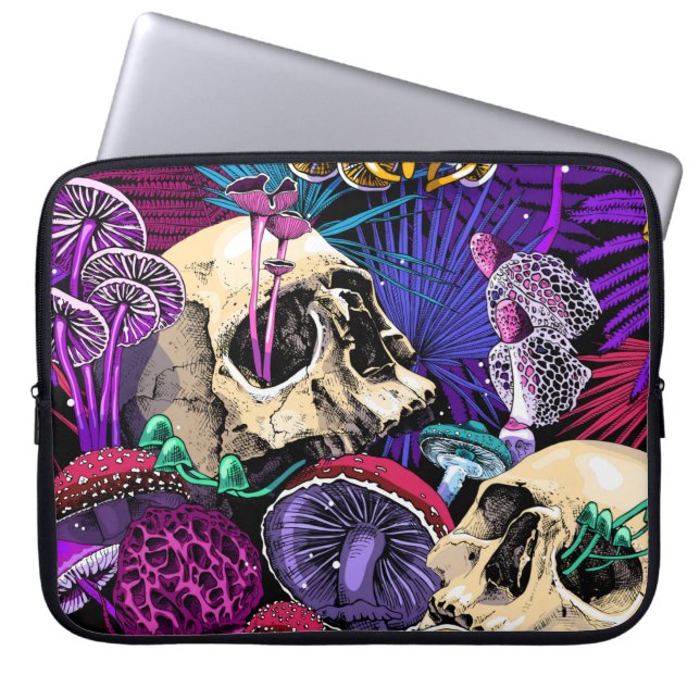 Seamless wallpaper pattern. Bright Magic Psychedel Laptop Sleeve (Front)