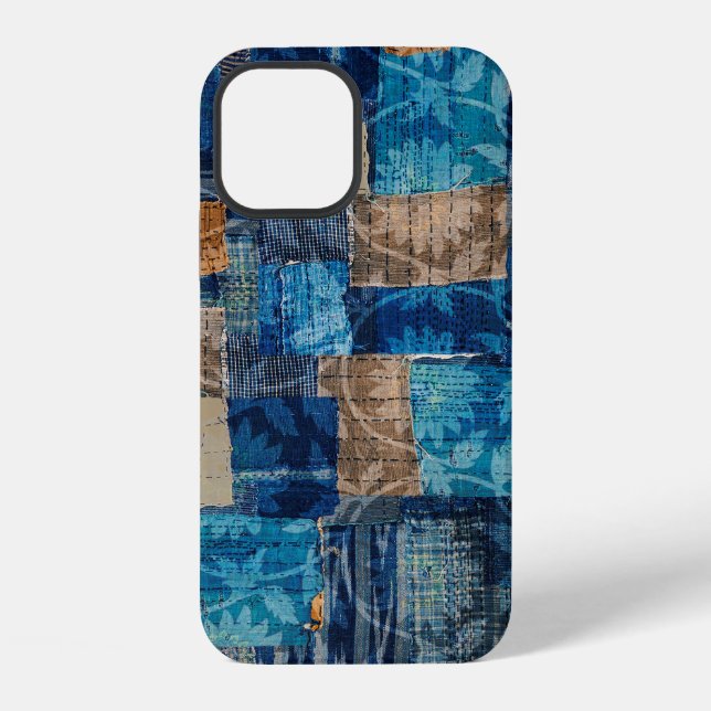 Seamless watercolor abstract digital pattern on na iPhone case (Back)
